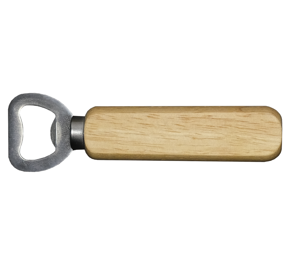 Flaschenöffner aus Holz und Edelstahl